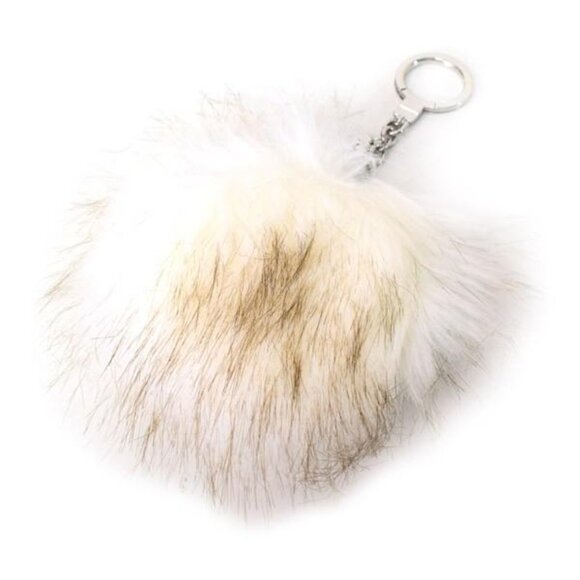 NEW Kate Spade Penguin Furry Keychain Key Fob Bag Charm - Picture 3 of 4